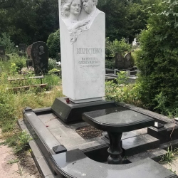 Уборка могилы. Байковое кладбище. До