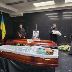 Зал прощання у Київському крематорії